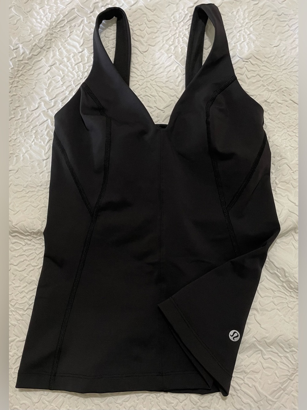 Lululemon Black Contour Tank Top Size 2
